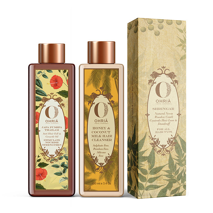 Hair Care Collection OHRIA AYURVEDA INDIA