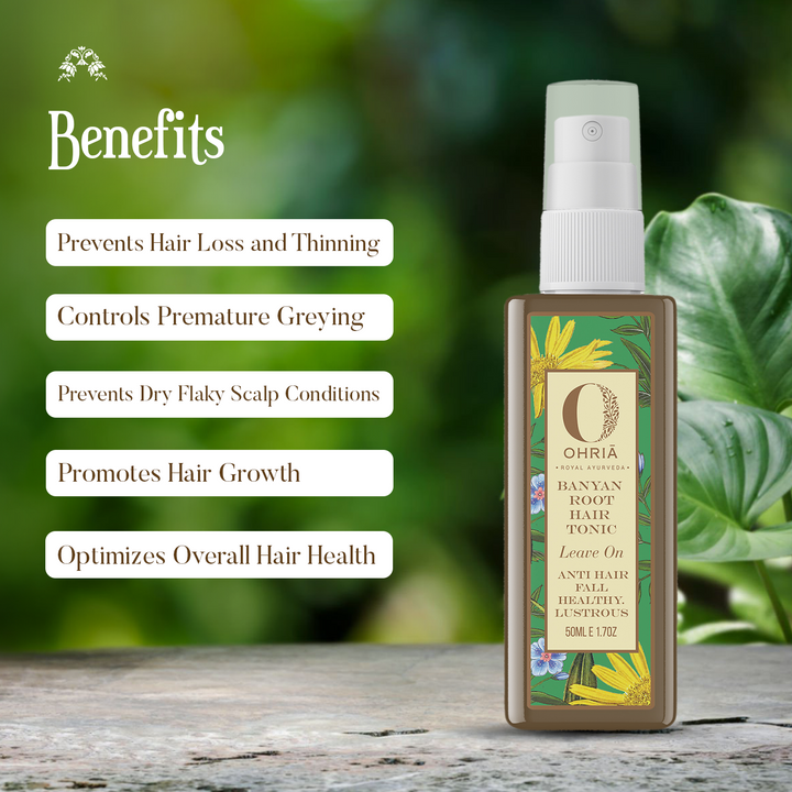 Benefits of Banyan Root Hair Tonic - OHRIA AYURVEDA