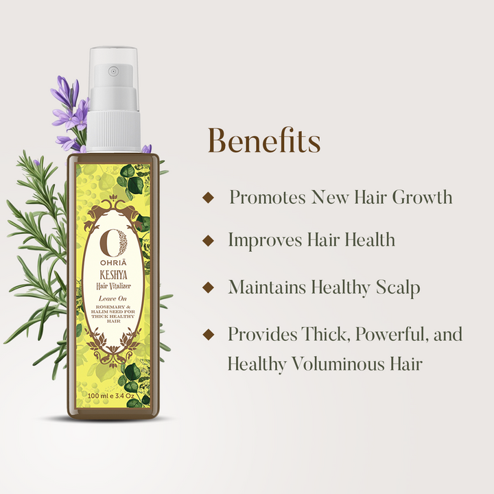 Benefits of Keshya Hair Vitaliser - OHRIA AYURVEDA