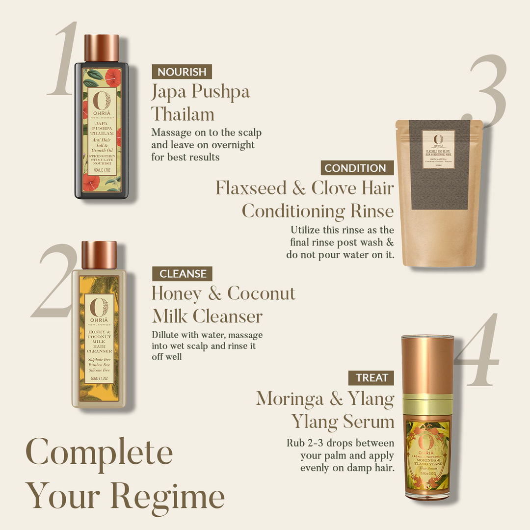 Complete your Regime with Honey & Coconut Milk Hair Cleanser - OHRIA AYURVEDA