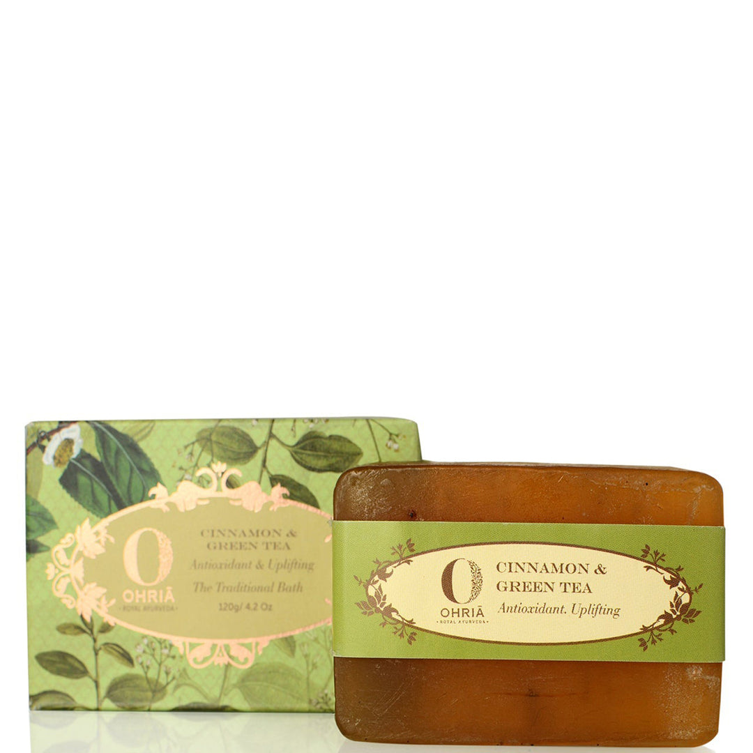 Cinnamon & Green Tea Bathing Bar OHRIA AYURVEDA