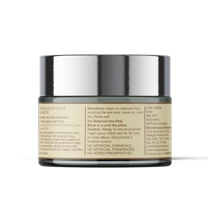 Himalayan Clay Masque OHRIA AYURVEDA