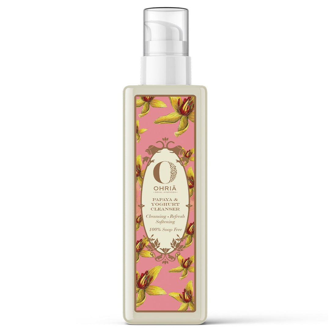 Papaya & Yoghurt Facial Cleanser OHRIA AYURVEDA