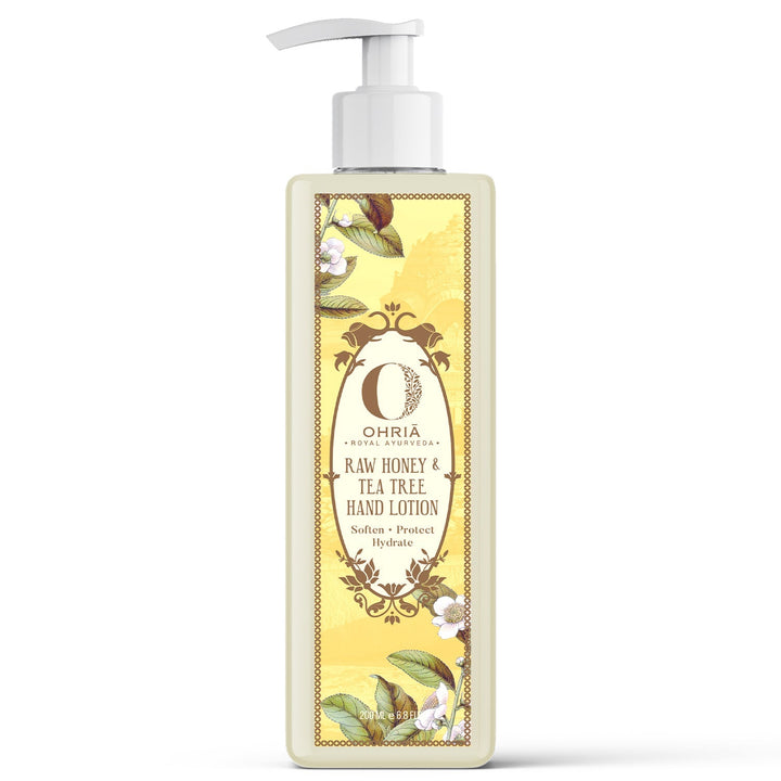 Raw Honey & Tea Tree Hand Lotion OHRIA AYURVEDA