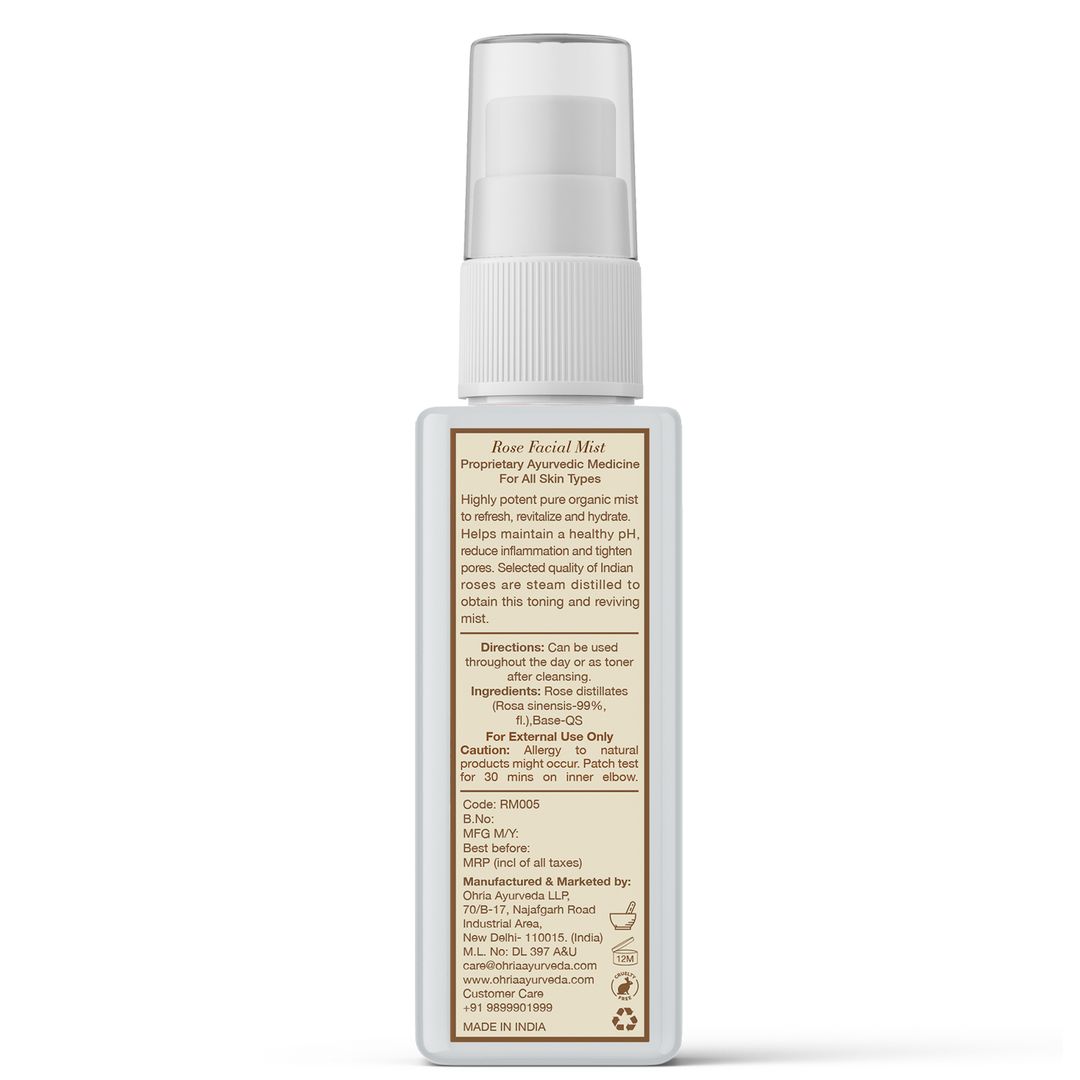 Rose Facial Mist OHRIA AYURVEDA